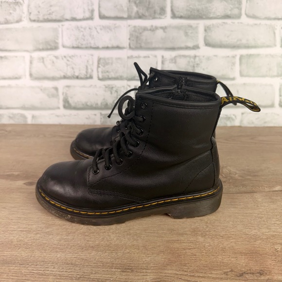 Dr. Martens Other - Dr Martens 1460 Side Zip Boot Black Kids Size 2